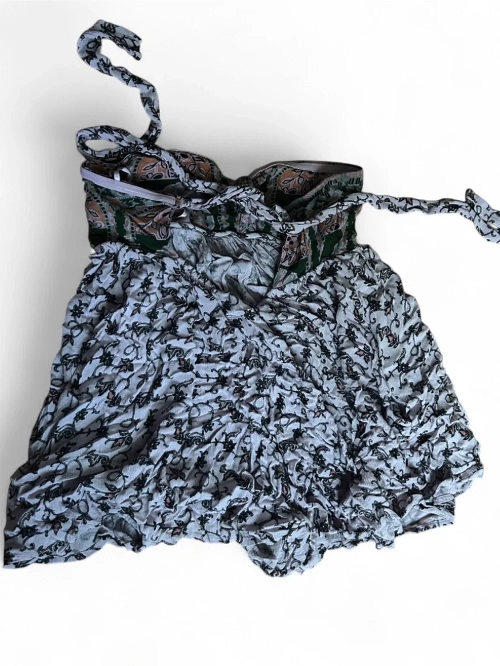 Free people rowen Lavender Strapless Printed romper